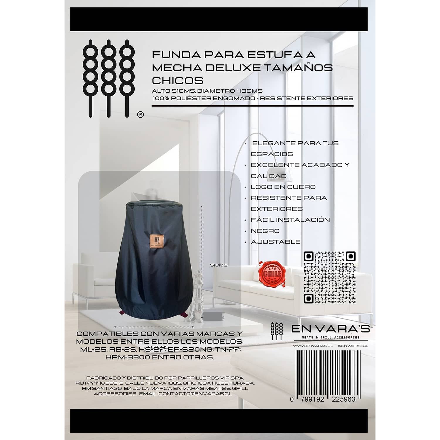 Funda Para Estufa A Mecha Deluxe Tama&ntilde;os Chicos image number 3.0