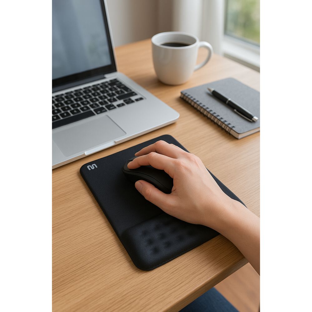 Mouse Pad Con Apoya Muñecas Gel Multilaser Ac365 image number 1.0