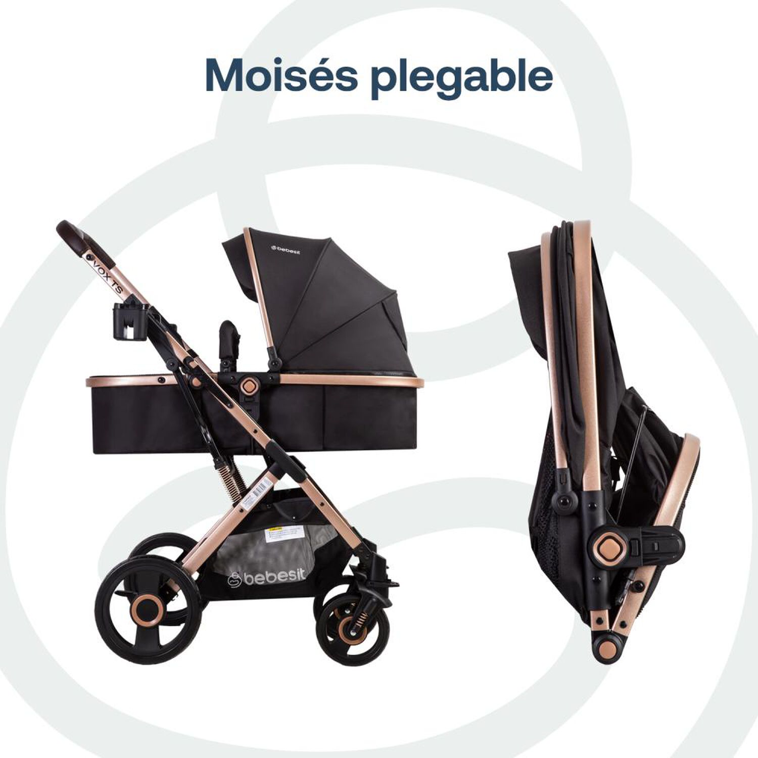 Coche Cuna Travel System Bebesit Vox Gold image number 5.0