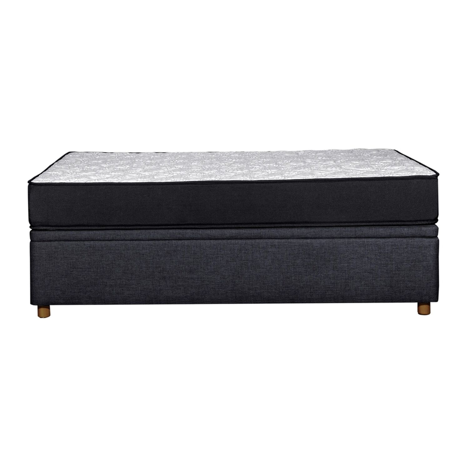 Cama Ba&uacute;l Mons Black / 2 Plazas / Base Dividida image number 4.0