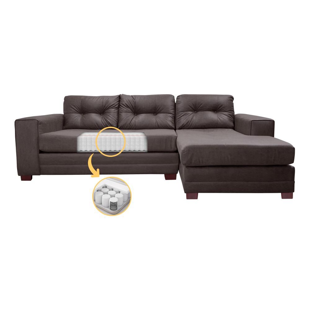 Sofá Seccional Living Factory Roma Derecho / 4 Cuerpos image number 2.0