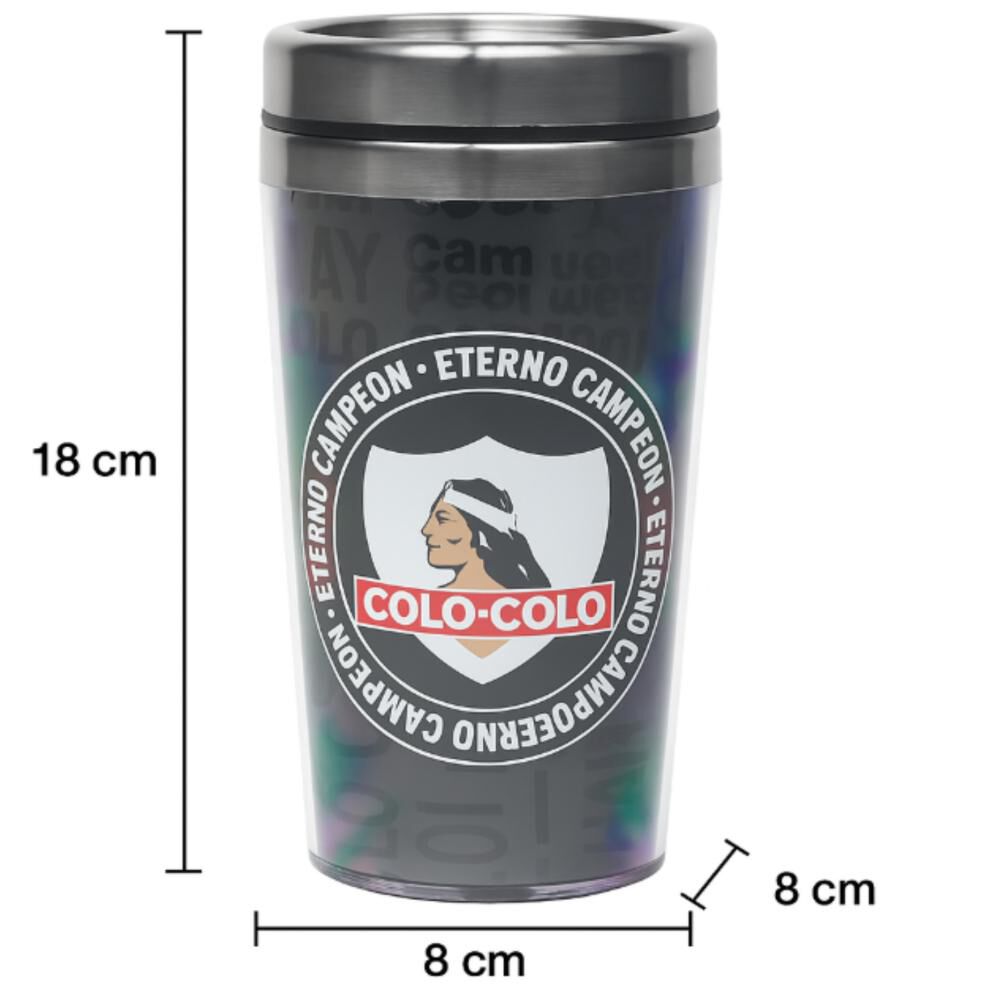 Mug T&eacute;rmico Colo Colo Original &ndash; Acero Inoxidable image number 4.0