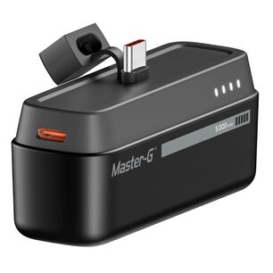 Cargador Base Port&aacute;til Pocket 5000 Mah Tipo C Negro Master-g
