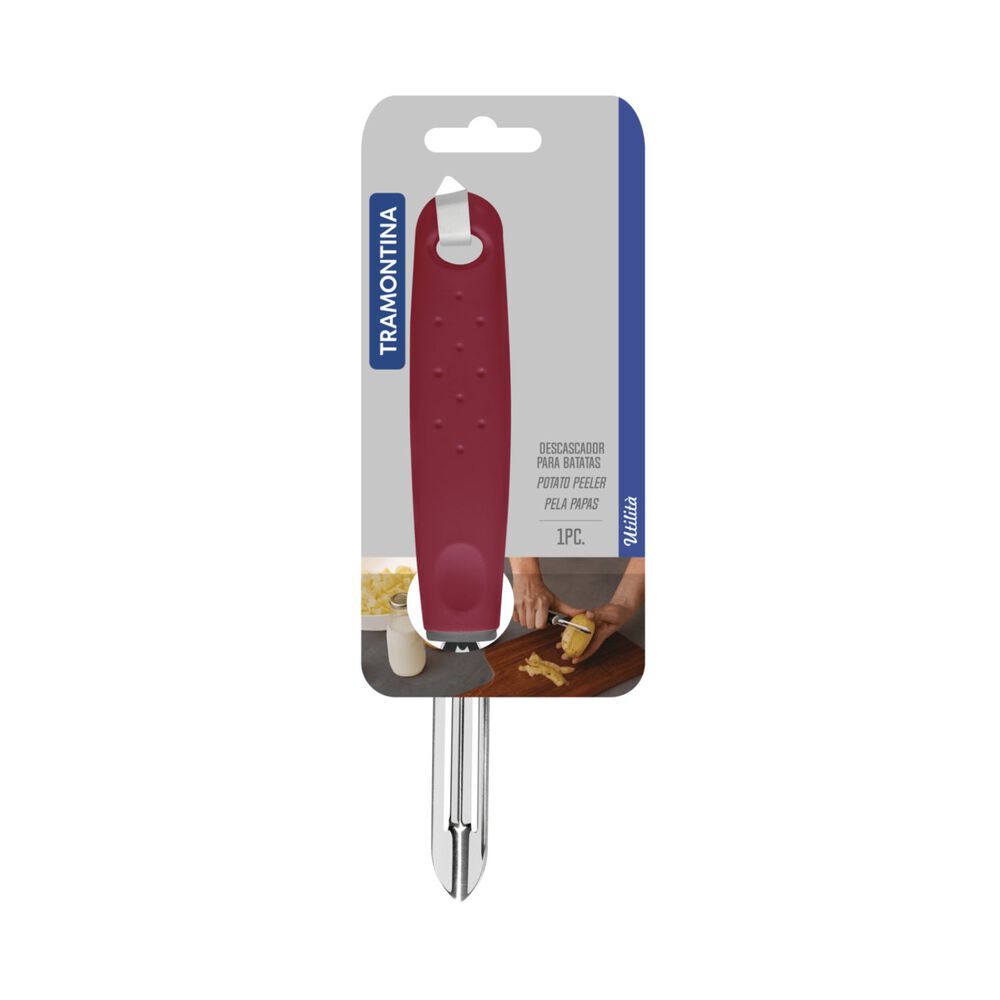 Pelador De Verduras Y Frutas Tramontina Acero Inoxidable Utilit image number 1.0