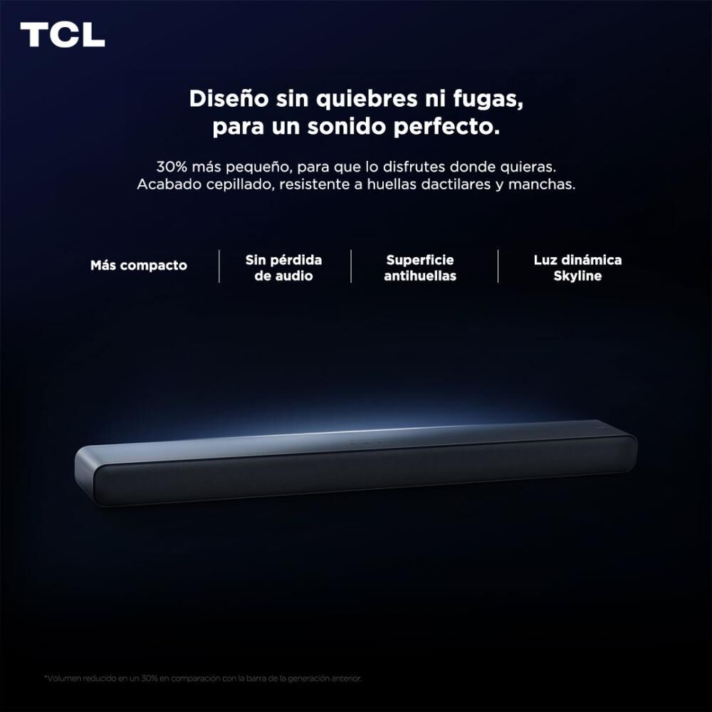 TCL Soundbar S45H Negro, foto 3