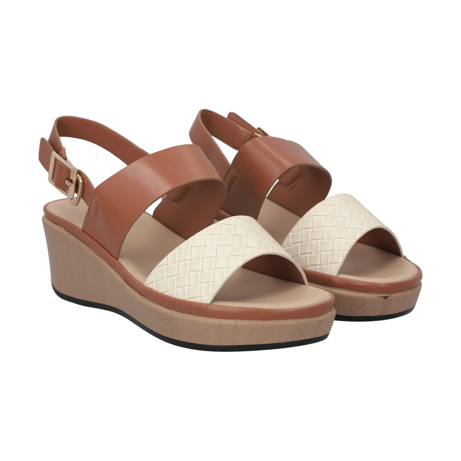 Sandalia Mujer Camel Plataforma Kylie Police image number 0.0
