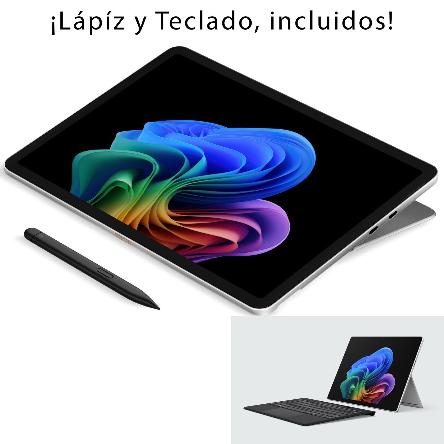 Surface Pro 12 Copilot+ Pc Tablet Con Windows 11 + Teclado Y L&aacute;piz image number 1.0