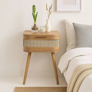 Velador Siena Rattan 38x54 - Natural