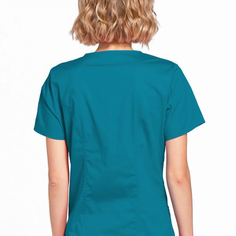 Conjunto Polera Y Pantalón Clinico Cherokee Caribbean Blue image number 4.0