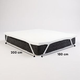 Sobre Colch&oacute;n Topper De Espuma Visco El&aacute;stica Tama&ntilde;o King