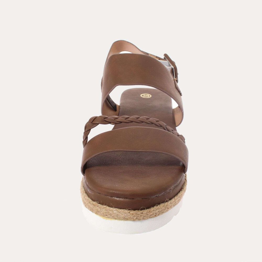 Sandalia Caf&eacute; V&iacute;a Franca Art. 5211b31159cddbrown image number 2.0