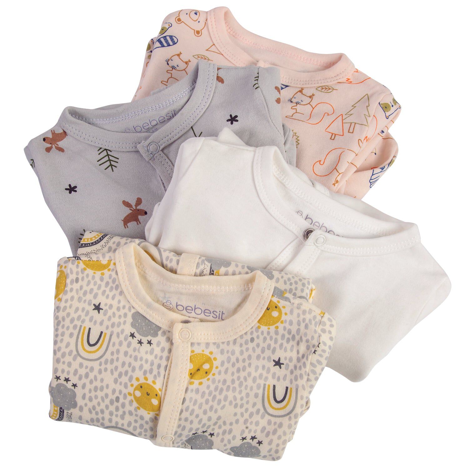 Pack De 4 Pijamas Beb&eacute;s 18-24m image number 2.0