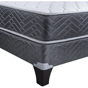 Cama Europea Celta New Mega / 2 Plazas / Base Normal + Set De Maderas