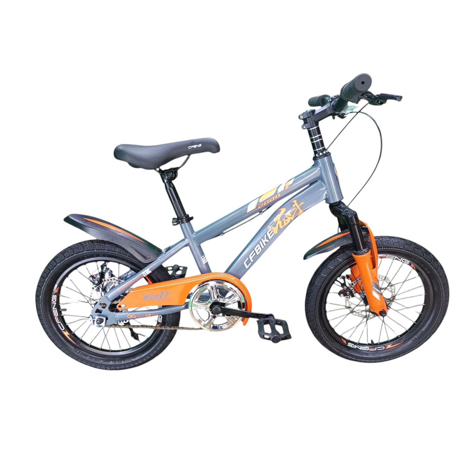 Bicicleta Aro 16 Cfbike Gris Naranjo image number 0.0