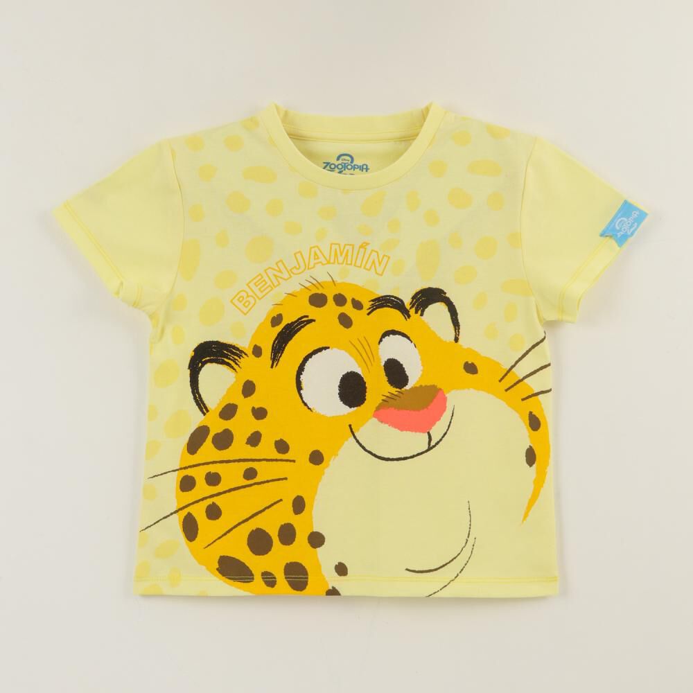 Polera Manga Corta Ni&ntilde;a Benjam&iacute;n Zootopia image number 0.0