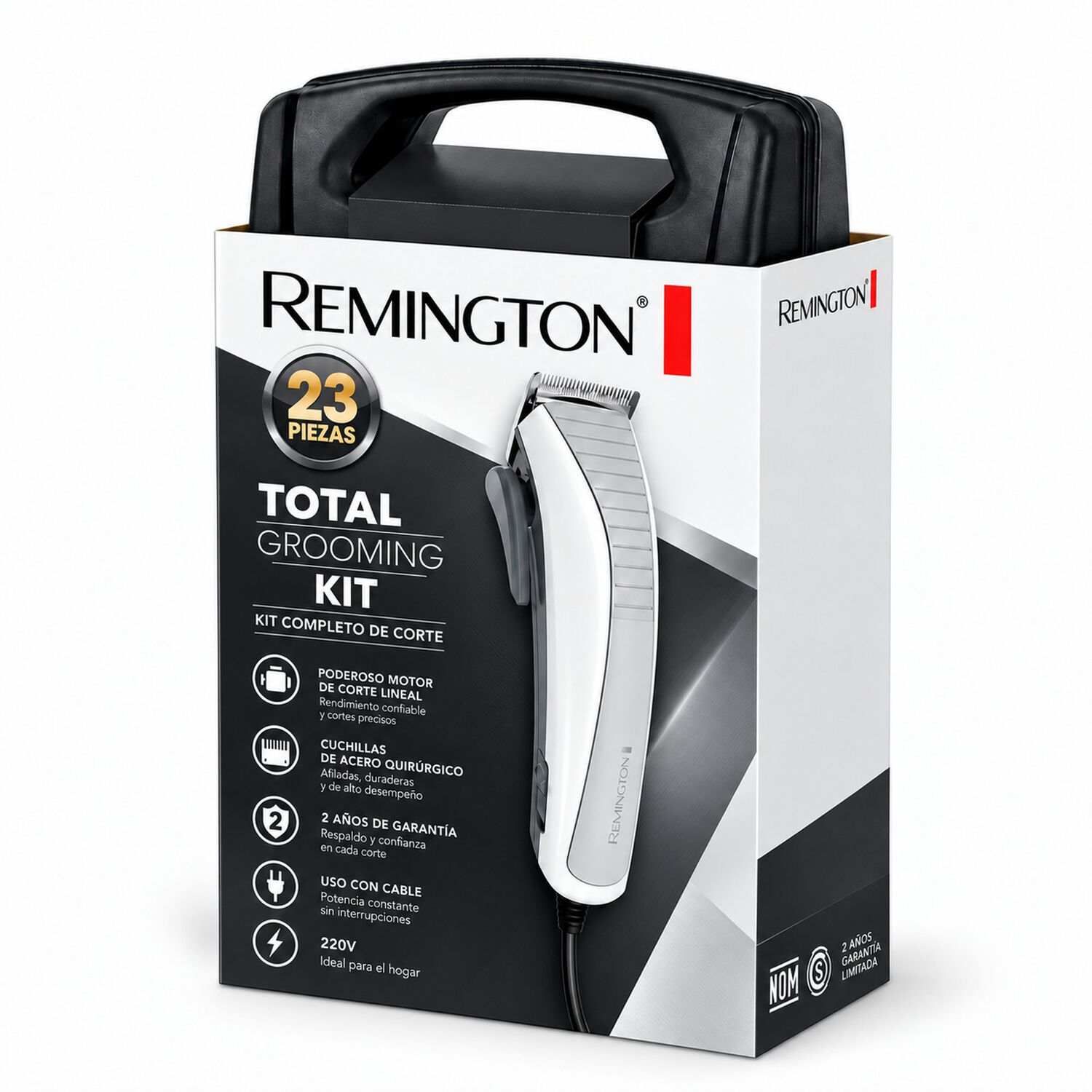 Cortadora De Cabello Remington Hc06a Kit 23pcs + Maleta image number 0.0