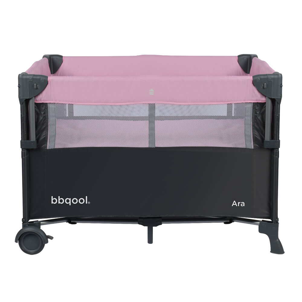 Cuna Playard Colecho Ara Pink + Colchón De Viaje Plegable image number 4.0