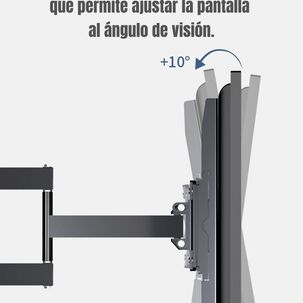 Soporte Tv Ajustable Doble Brazo 40'' A 75'' By Lubabycas