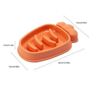 Plato Tazon Para Comida De Perro Comedero Lento
