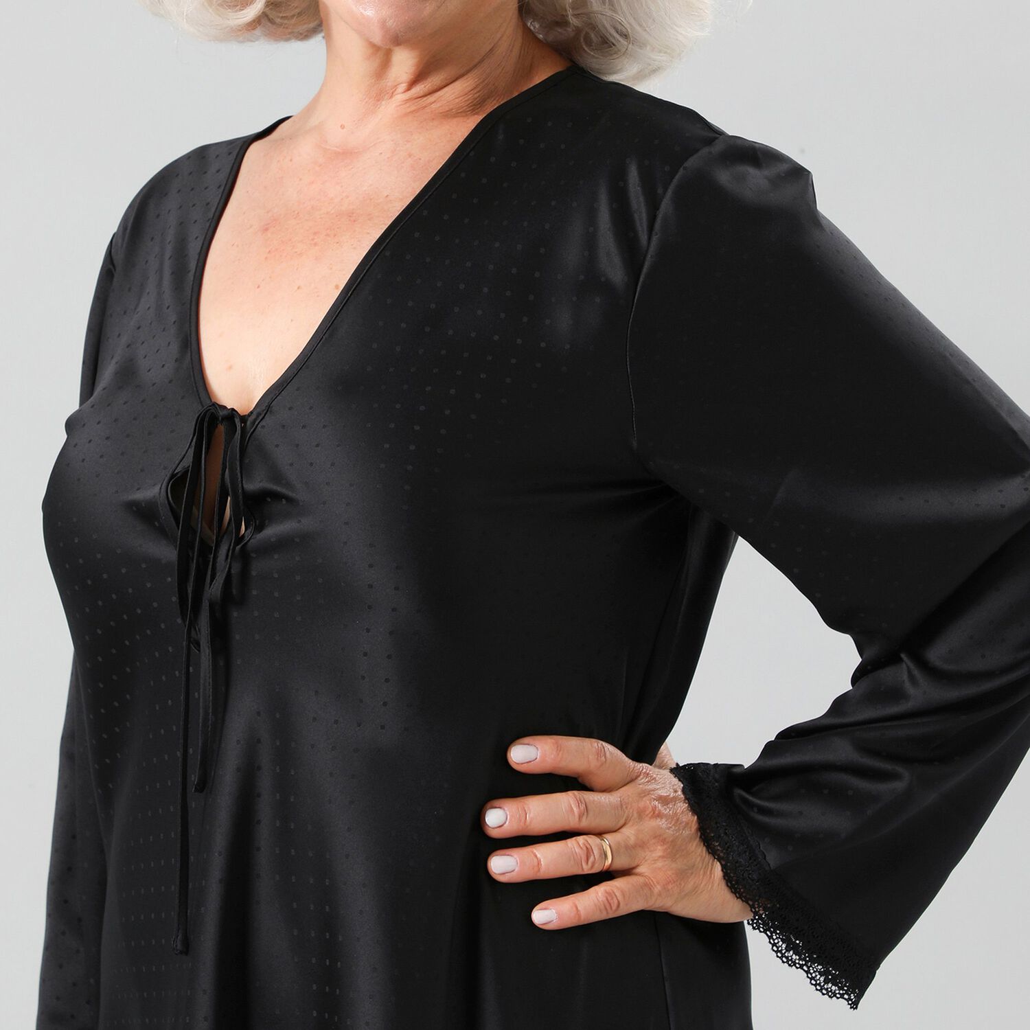 Camisola Jacquard Mujer Flores 33248-2 image number 2.0