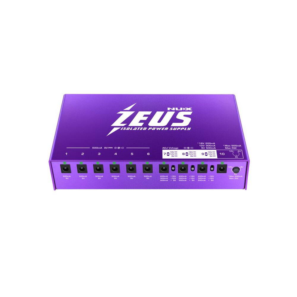 Fuente De Alimentación Para Pedales Zeus Nip-z10 Nux image number 1.0