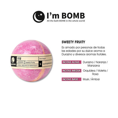 Bomba De Tina Efervescente Sweety Fruity 120g Im Bomb