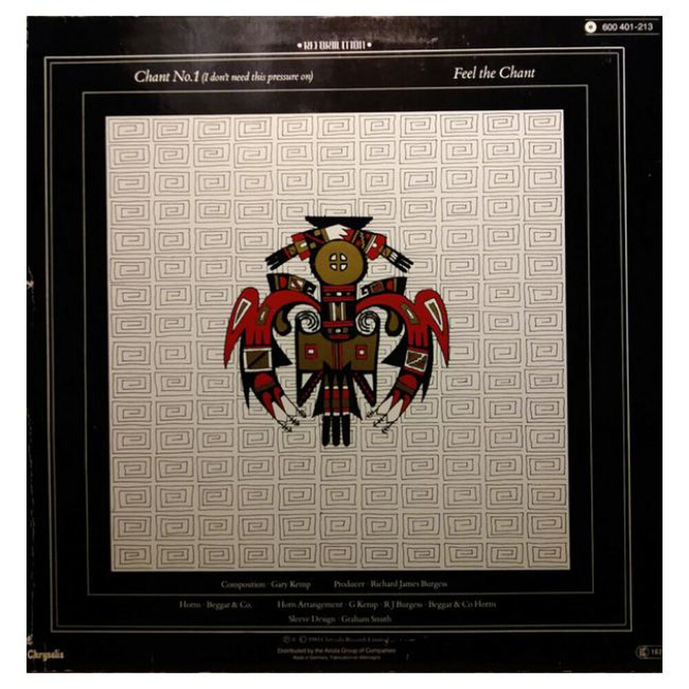 Spandau Ballet - Chant No.1 (i Don't Need This) | 12" Maxi Single Usado image number 1.0