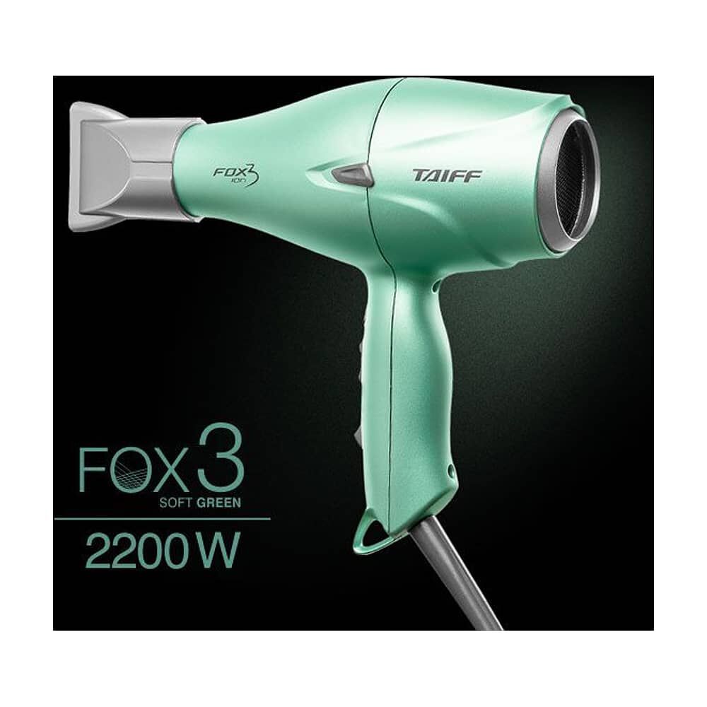 Secador Fox Ion 3 2200w Soft Green Taiff image number 1.0