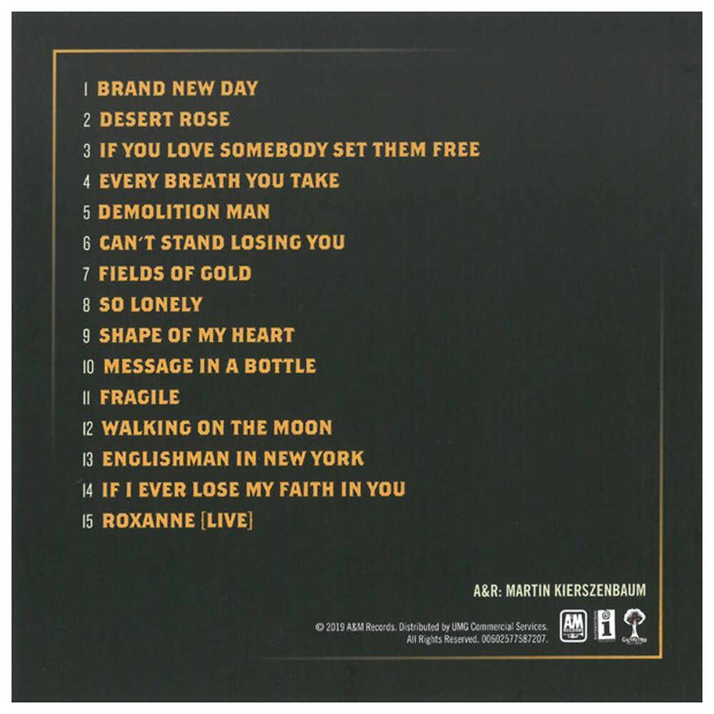 Sting - My Songs (digipack) | Cd image number 3.0