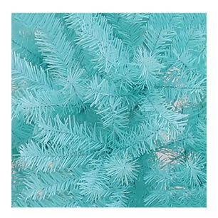 &Aacute;rbol Navide&ntilde;o Celeste Altura De 180cm Artificial