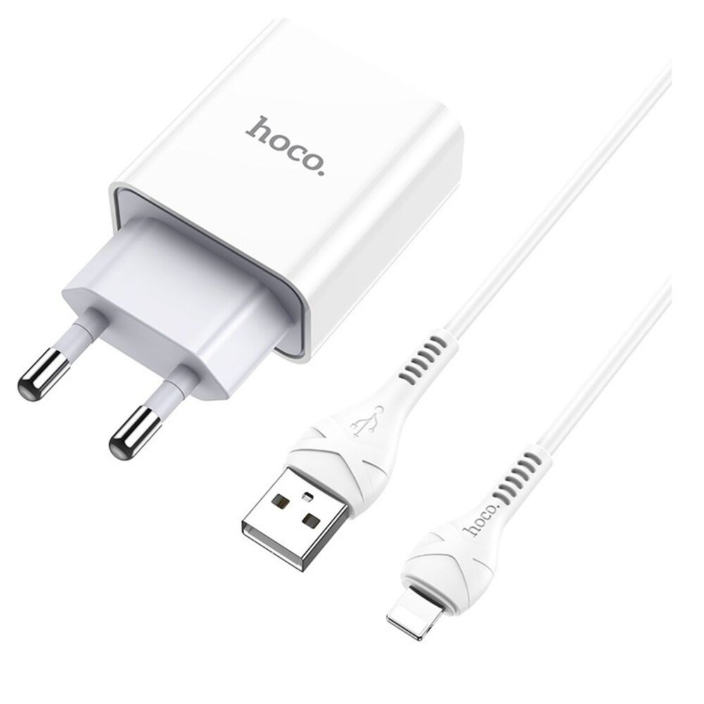 Cargador Hoco C81a 3.0 Usb A Lightning Con Cable Para Iphone image number 2.0
