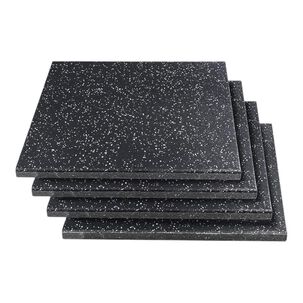 Pack X 4 Piso Caucho Gimnasio 50x50cm X Grosor 2.5 Cm