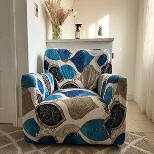 Funda De Sof&aacute; Estampada De 1 Cuerpo