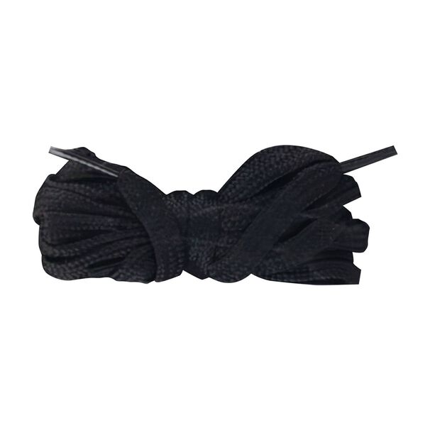 Cordones Defender Plano Negro Medium