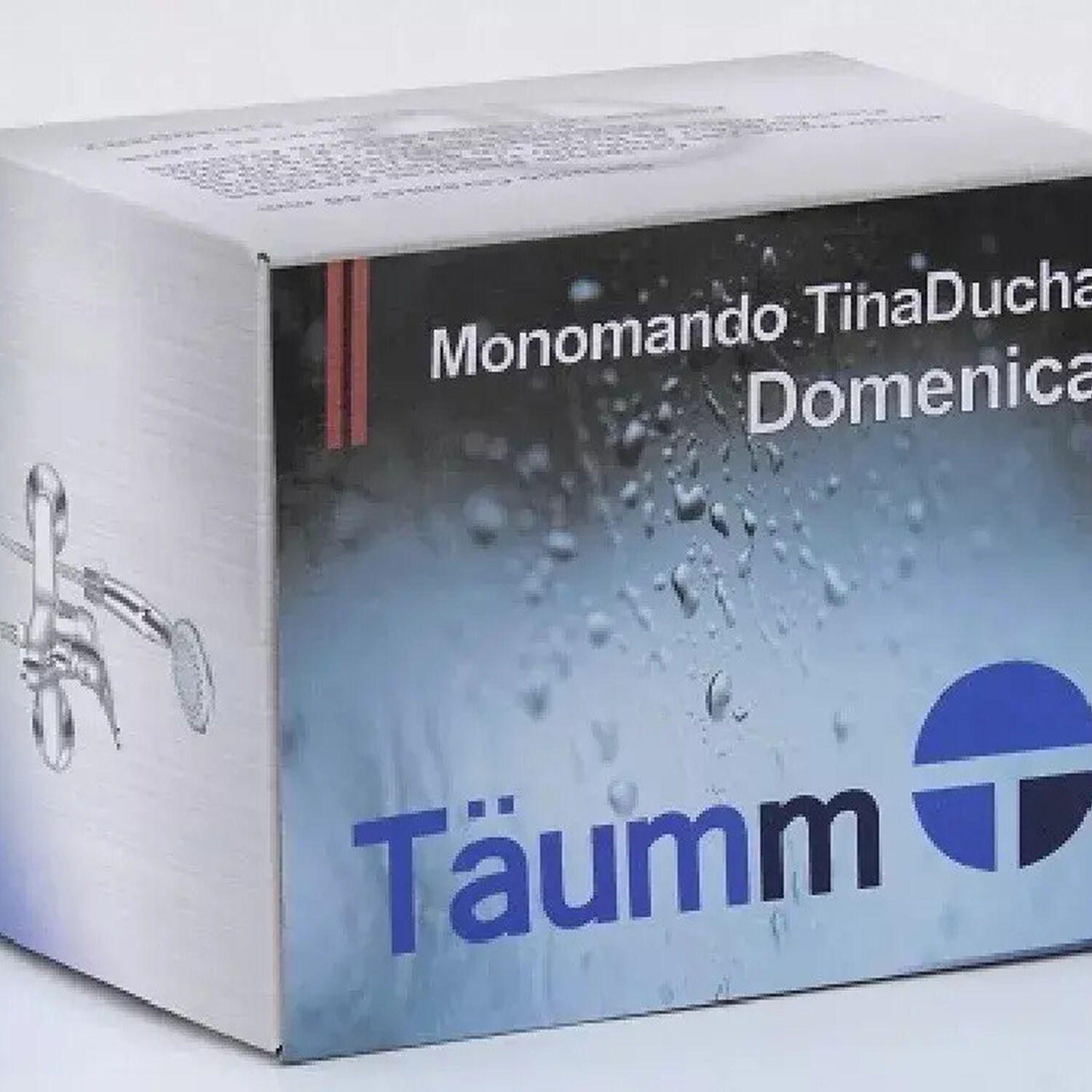 Monomando Llave Grifo Para Tina Ducha Modelo Domenica Marca Taumm image number 4.0