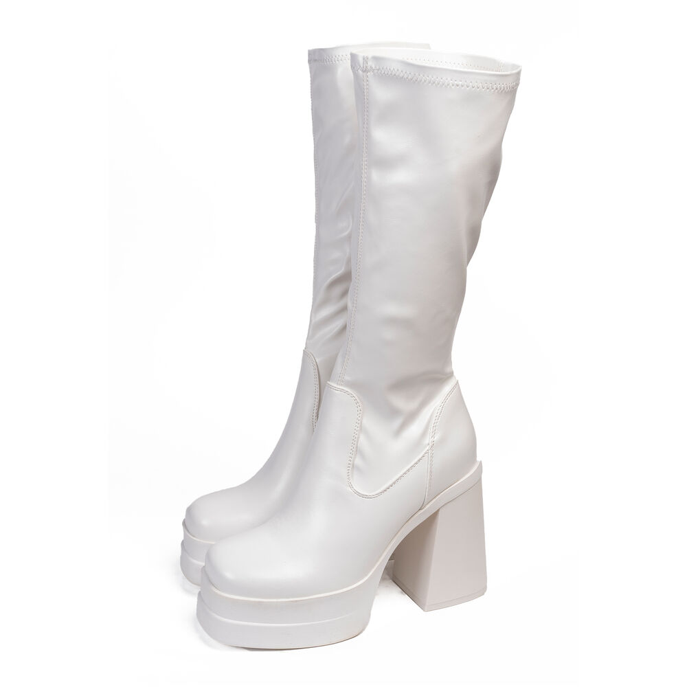 Bota Mujer Blanco Darcy Apóstol image number 3.0