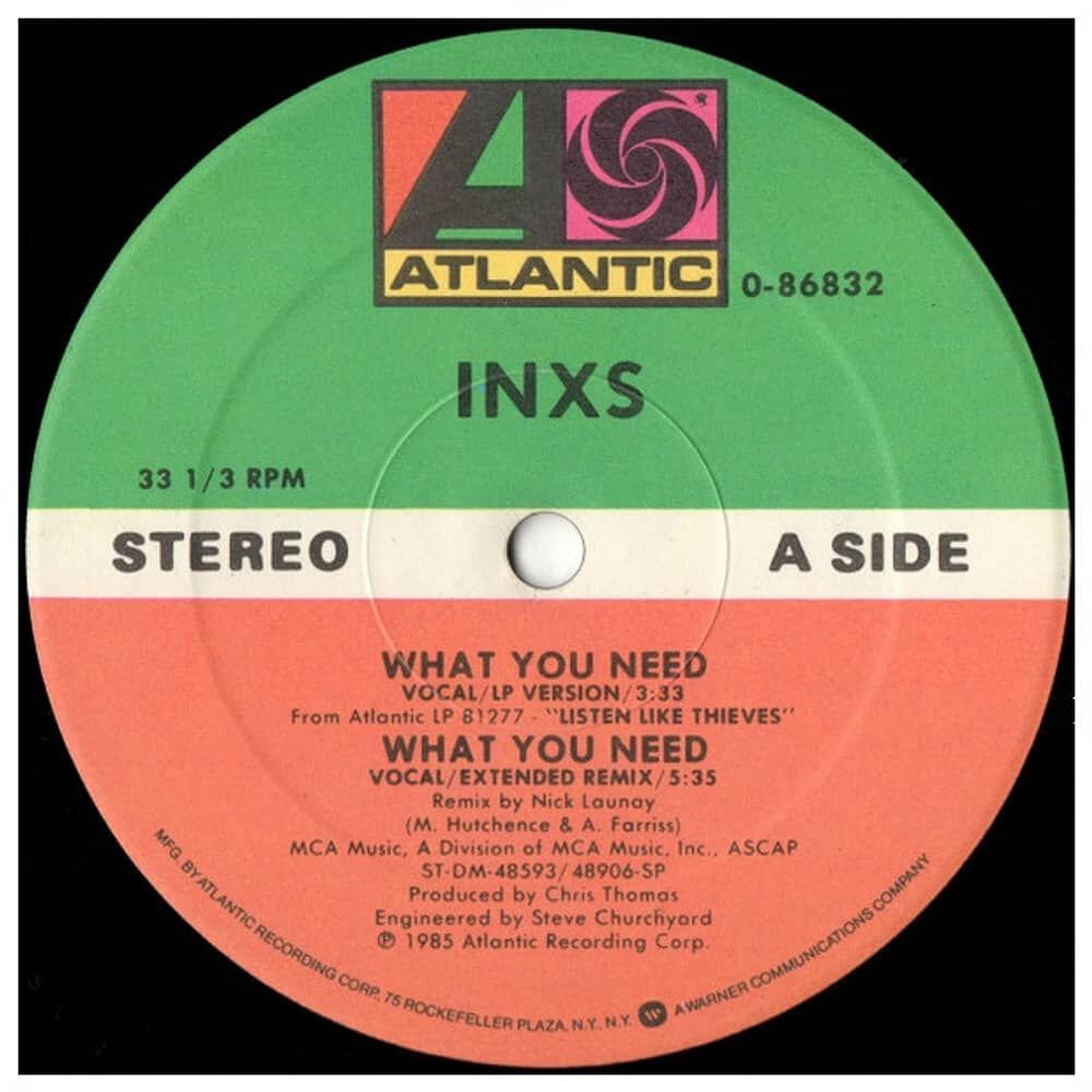 Inxs - What You Need (extended Mix) | 12" Maxi Single Usado image number 2.0
