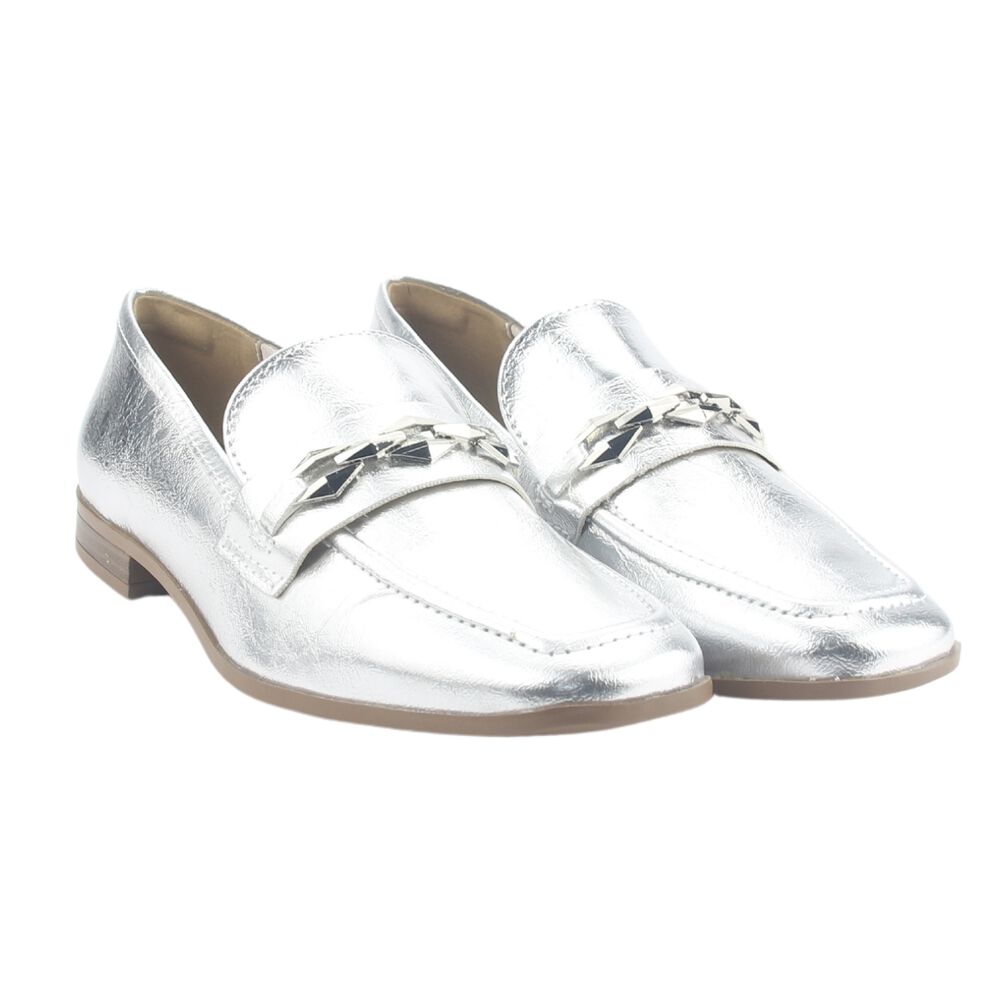 Mocasin Via Marte Mujer 075-007-01 Plateado Casual image number 4.0