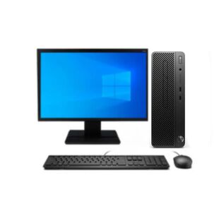 Kit Monitor + Pc Hp 280 G3 Sff (i5-8va 8gb 256gb Ssd) + Teclado & Mouse Reacondicionado Grado A