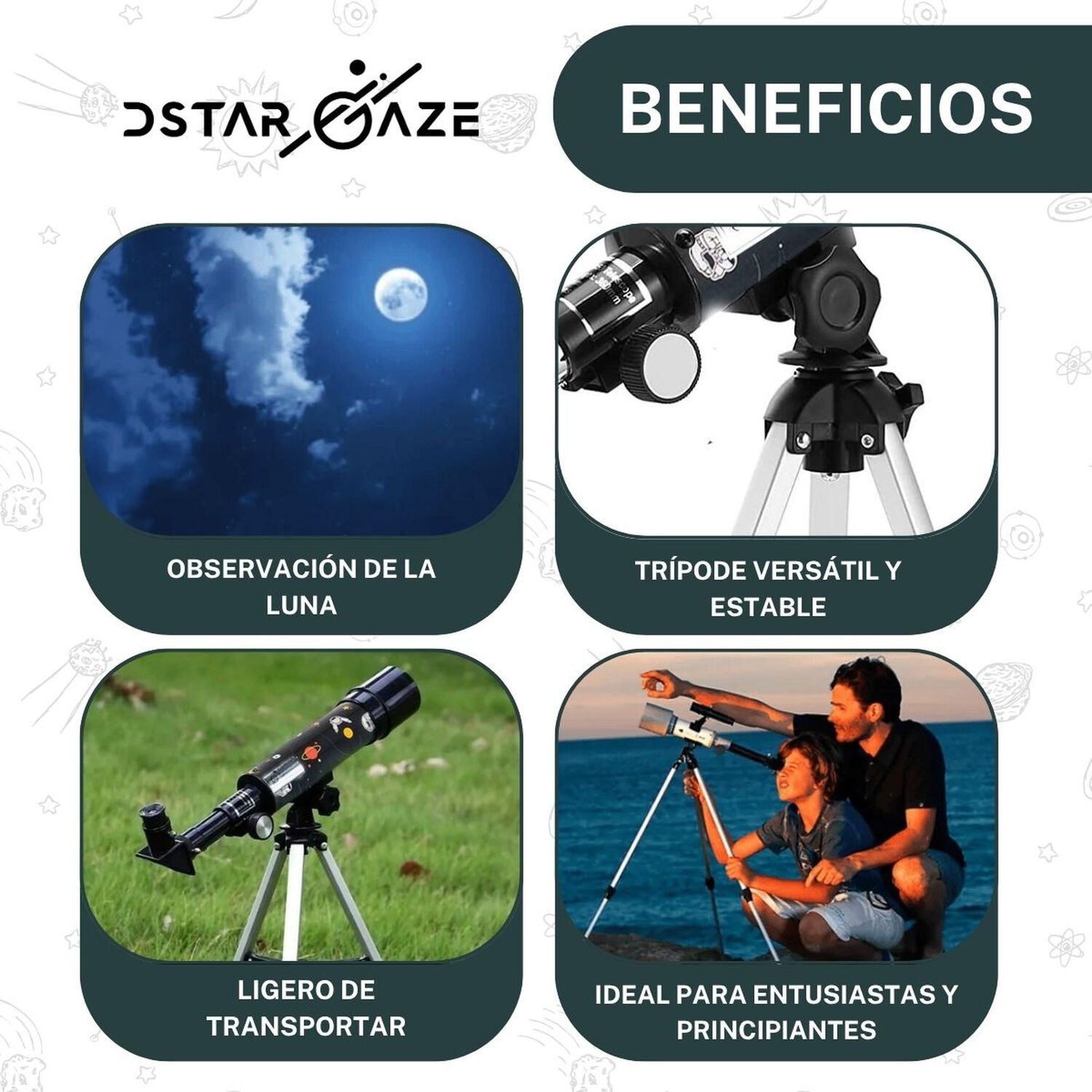 Telescopio Astron&oacute;mico Profesional F36050m Dise&ntilde;o Espacial image number 4.0