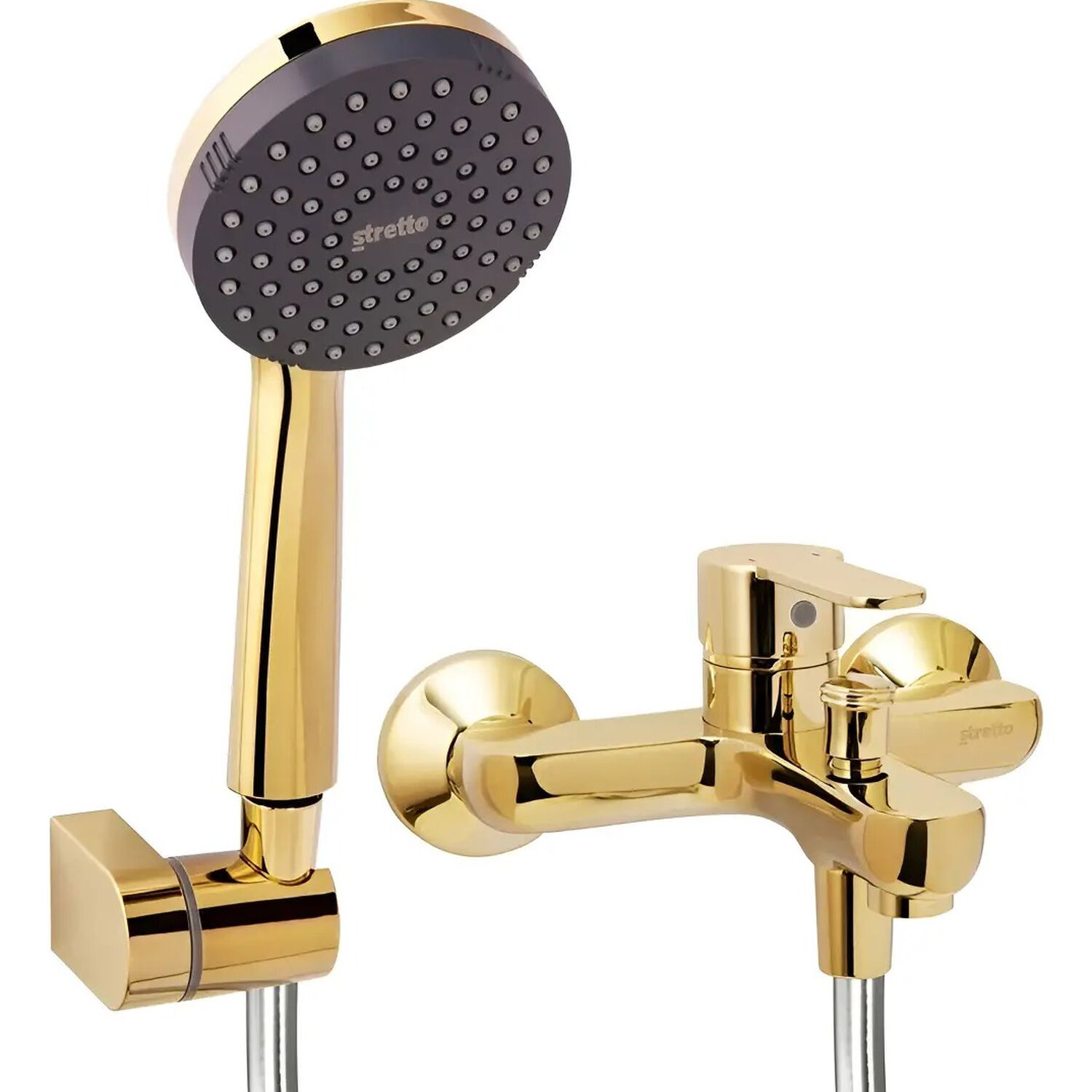 Monomando Llave Grifo Para Tina Ducha Modelo Arona Color Dorado image number 3.0