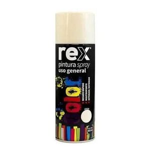 Pintura En Spray Uso General Secado Rápido Rex 400ml Blanca