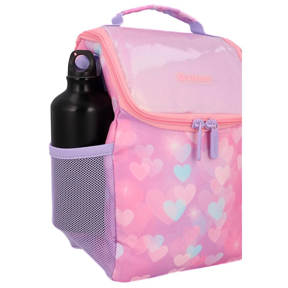 Lonchera T&eacute;rmica Xtrem Froster 6xt Corazones Rosado image number 6.0