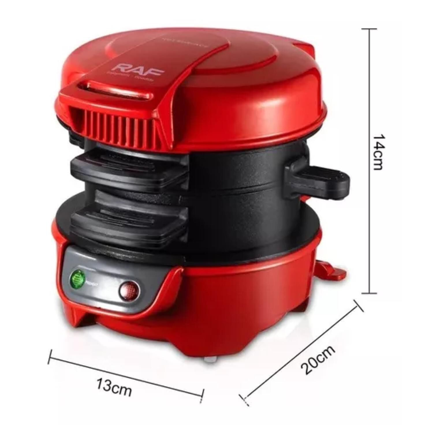 Maquina Para Hacer Hamburguesas 600w 14x13x20cm R666 image number 2.0