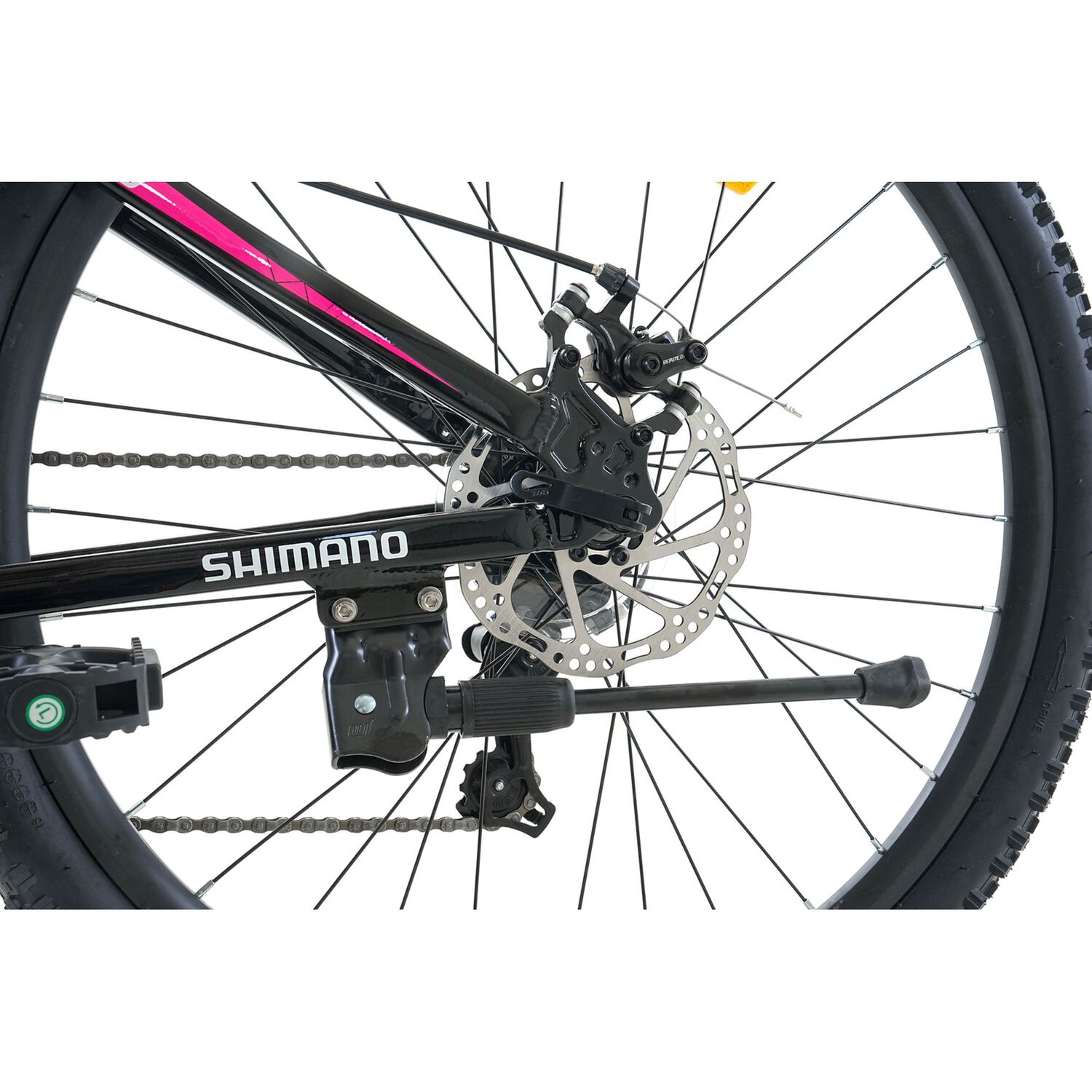 Bicicleta Totem Mtb Aro 26 Modelo Y650 Negro Rosa image number 2.0