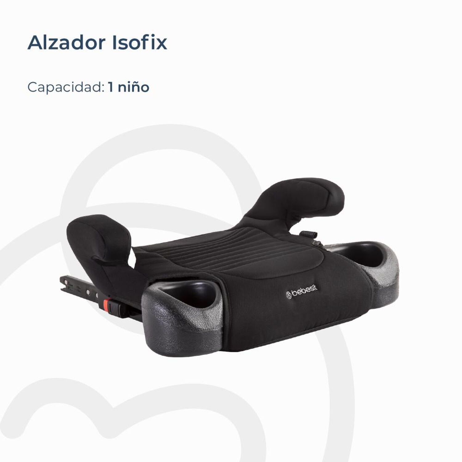 Alzador Bebesit Isofix Negro image number 9.0