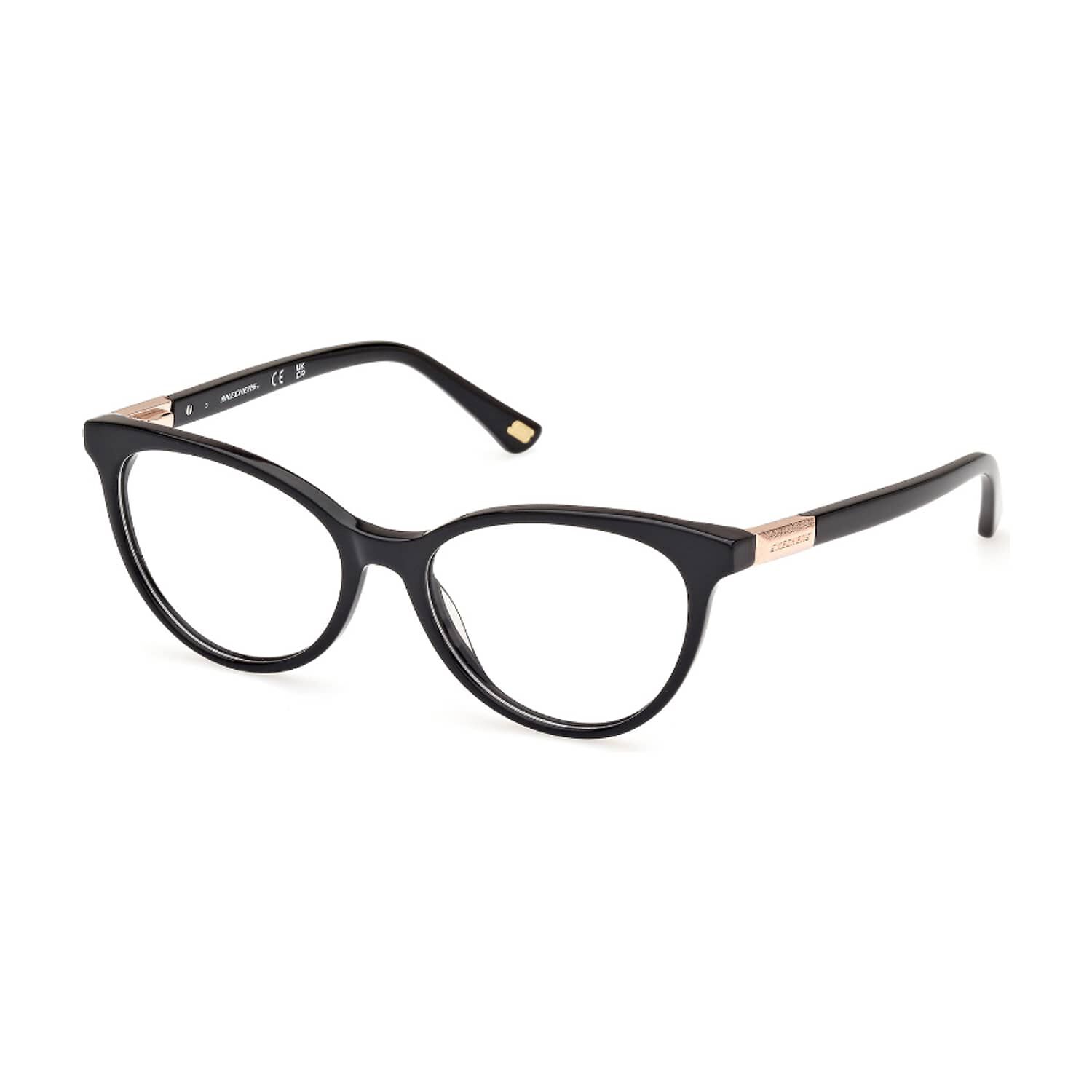 Lentes &Oacute;pticos Negro Brillante Skechers image number 1.0