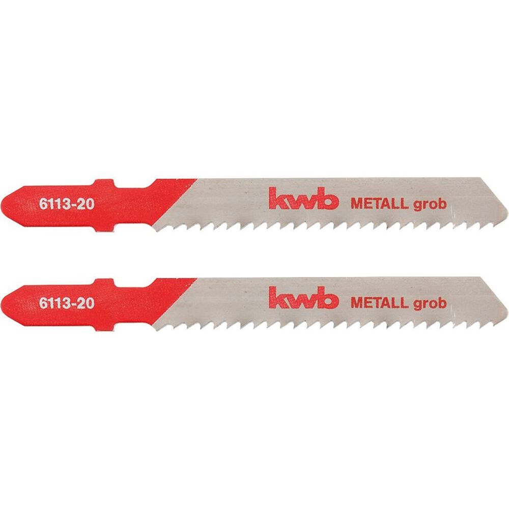 Hojas De Sierra Caladora Para Metal Te118b (diente 2mm) 2un. - Kwb image number 1.0