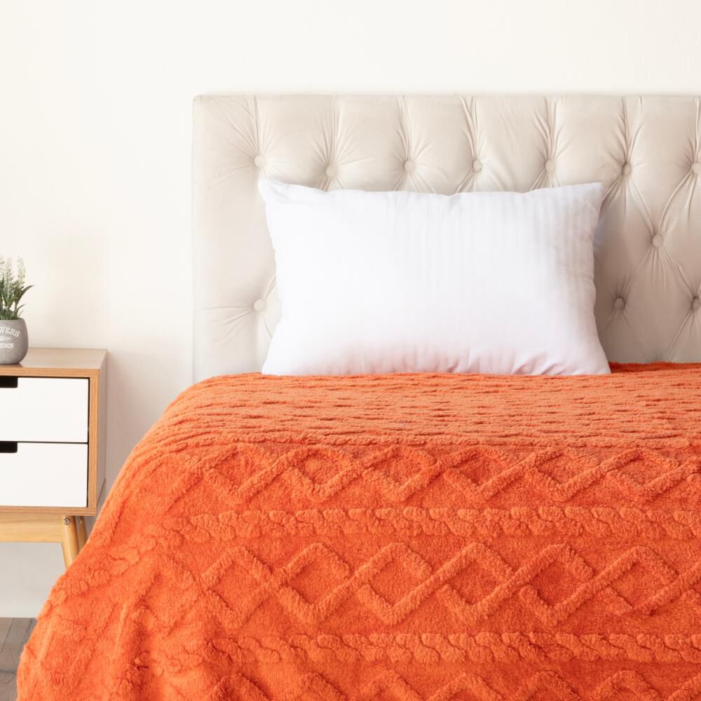 Frazada Sherpa Azhome Jacquard / 1.5 Plazas image number 0.0