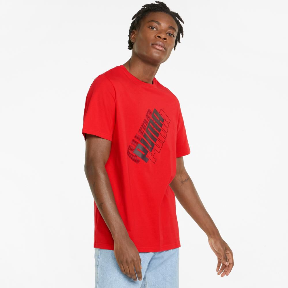 Polera Ferrari Big Shield Tee Roja Puma - Compra Ahora | Dafiti Chile